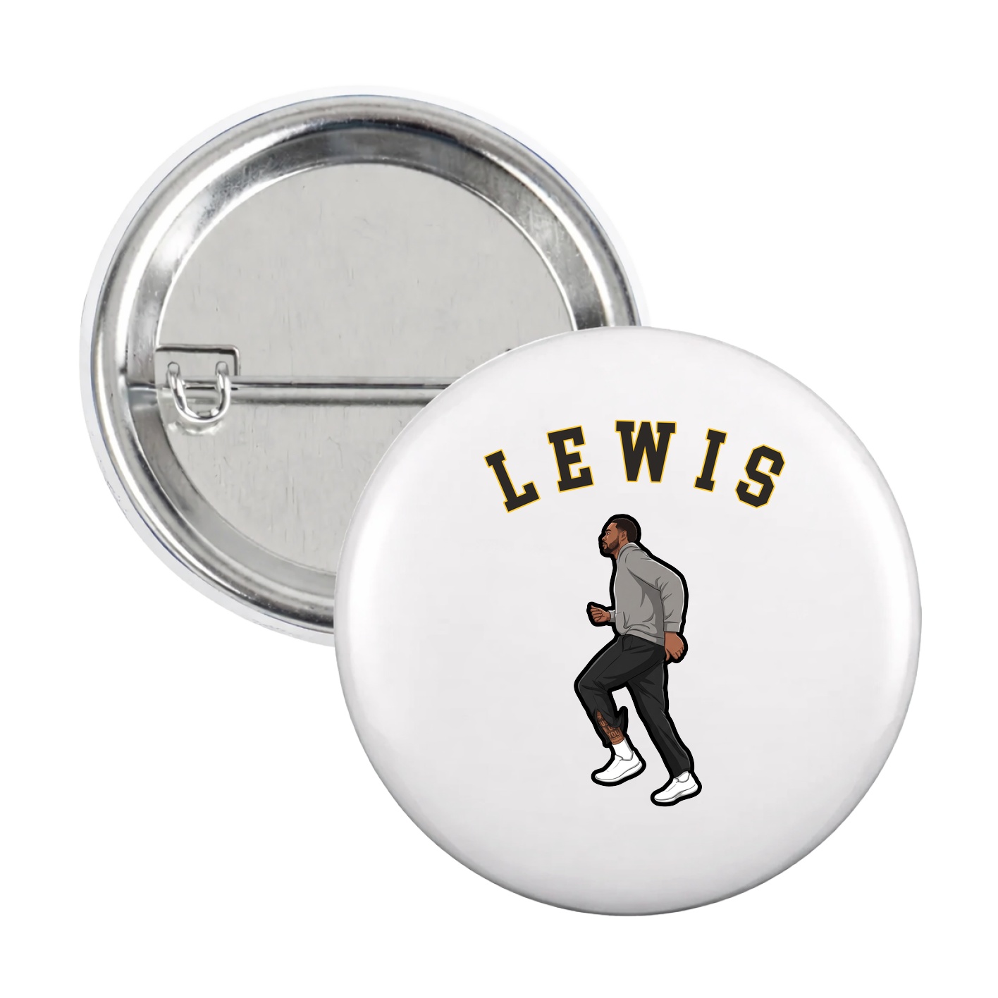 Game Day Button — Shirsey Arch in White