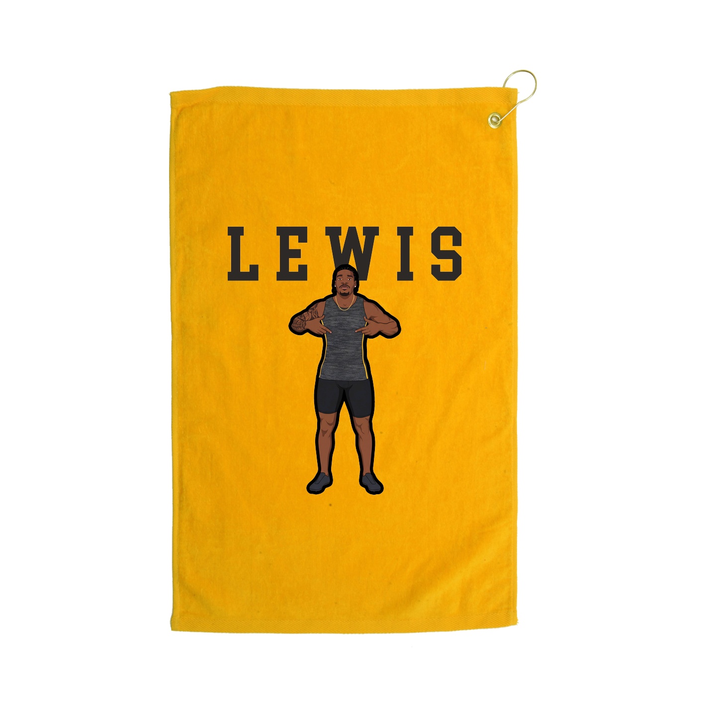 Golf Towel — Shirsey in Gold