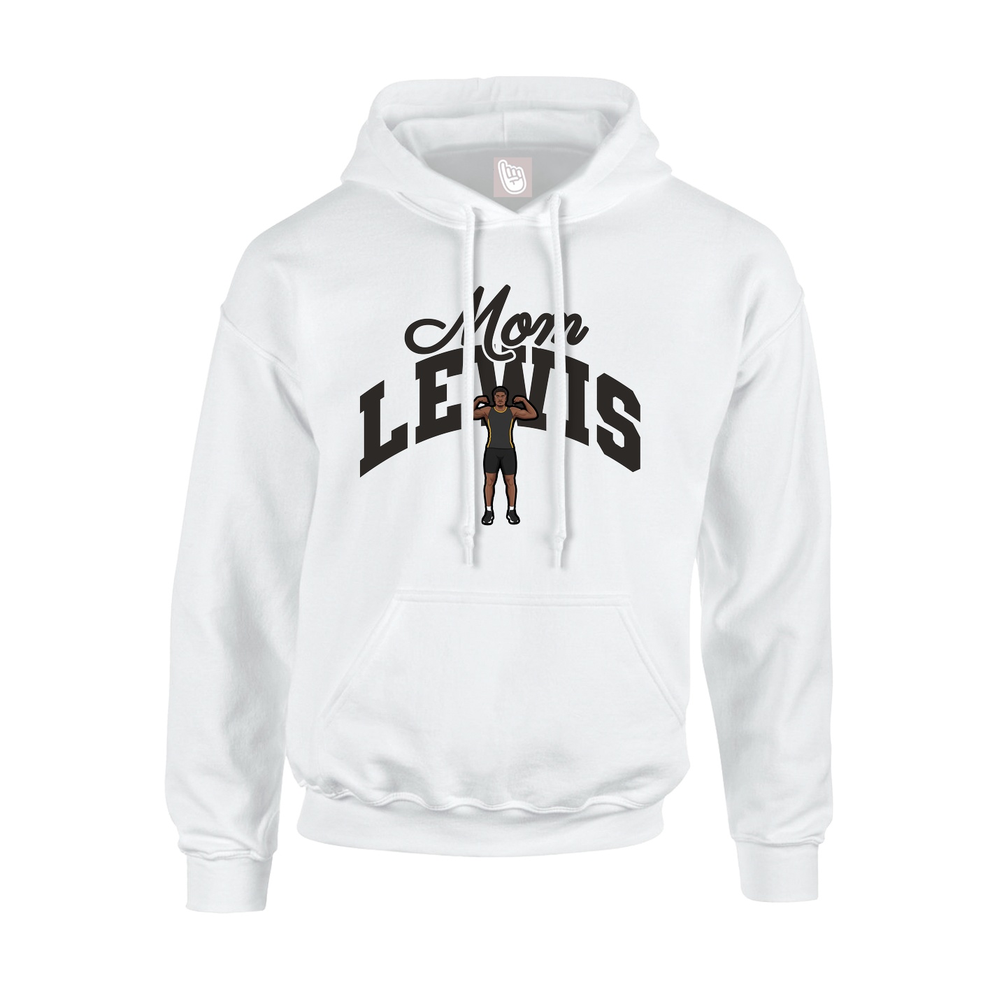 Youth Hoodie — Mothers Day Arch in White