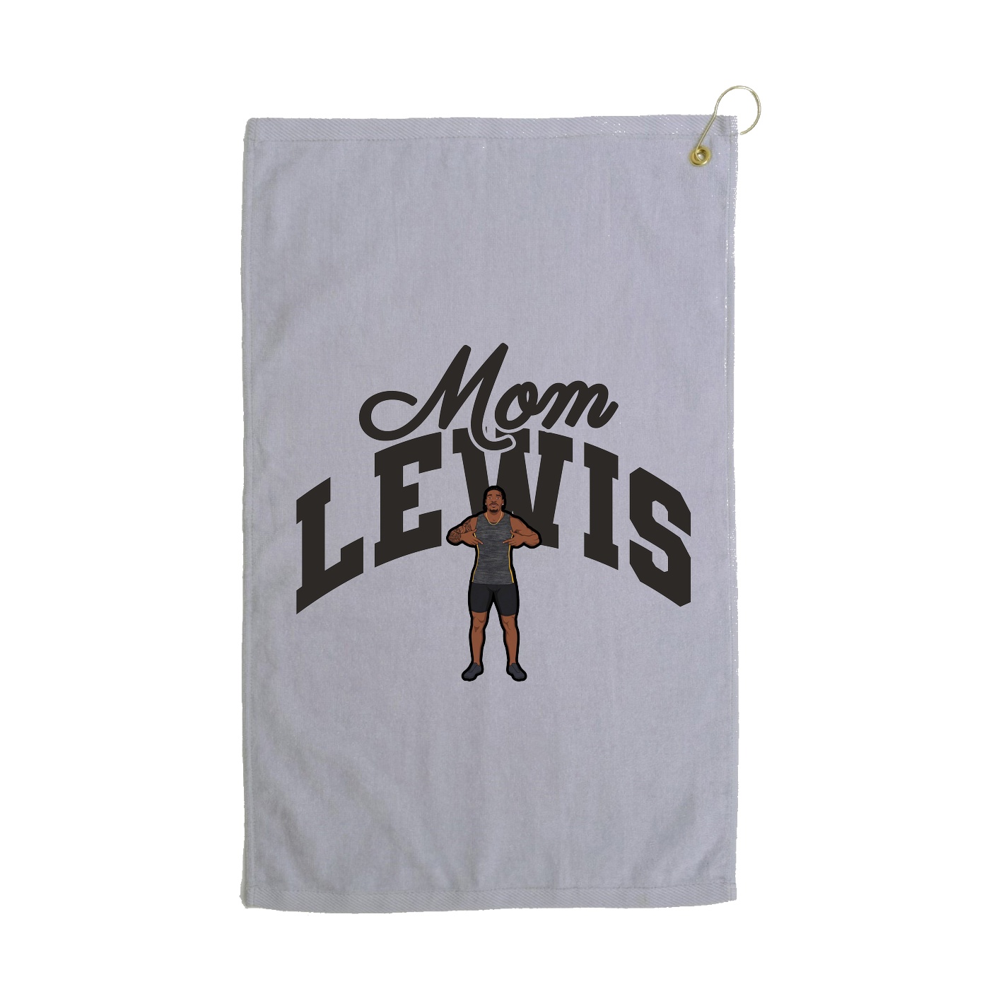 Golf Towel — Mothers Day Arch in Grey
