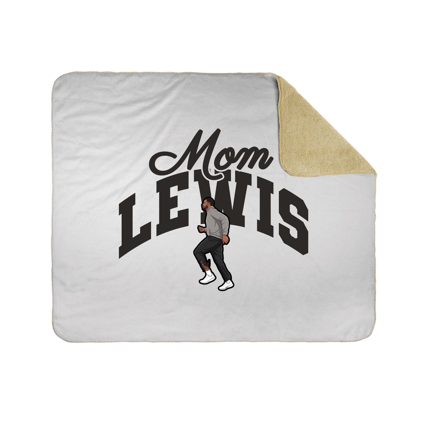 Throw Blanket — Mothers Day Arch in White