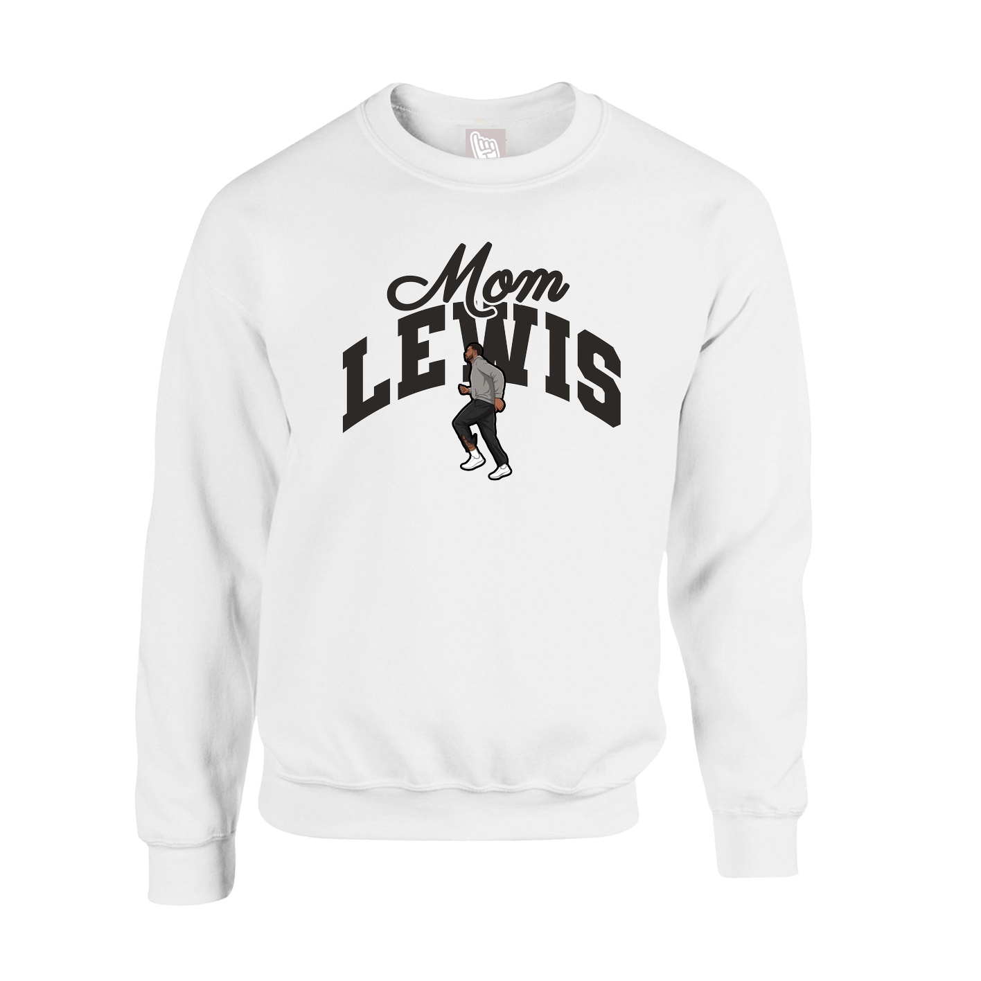Fleece Crew — Mothers Day Arch in White
