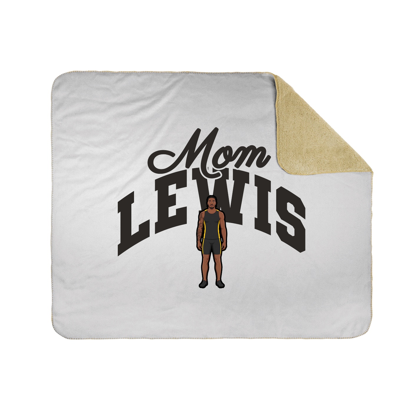 Throw Blanket — Mothers Day Arch in White