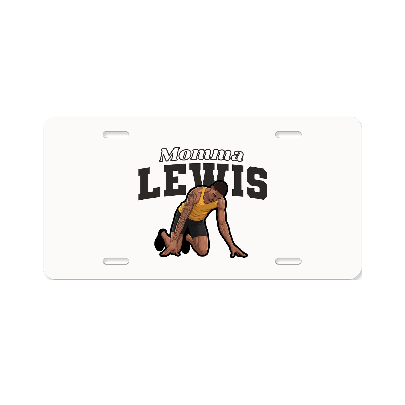 License Plate — Mothers Day Block in Classic