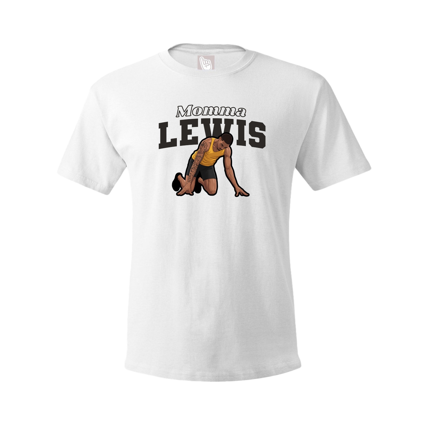 Youth Tee — Mothers Day Block in White