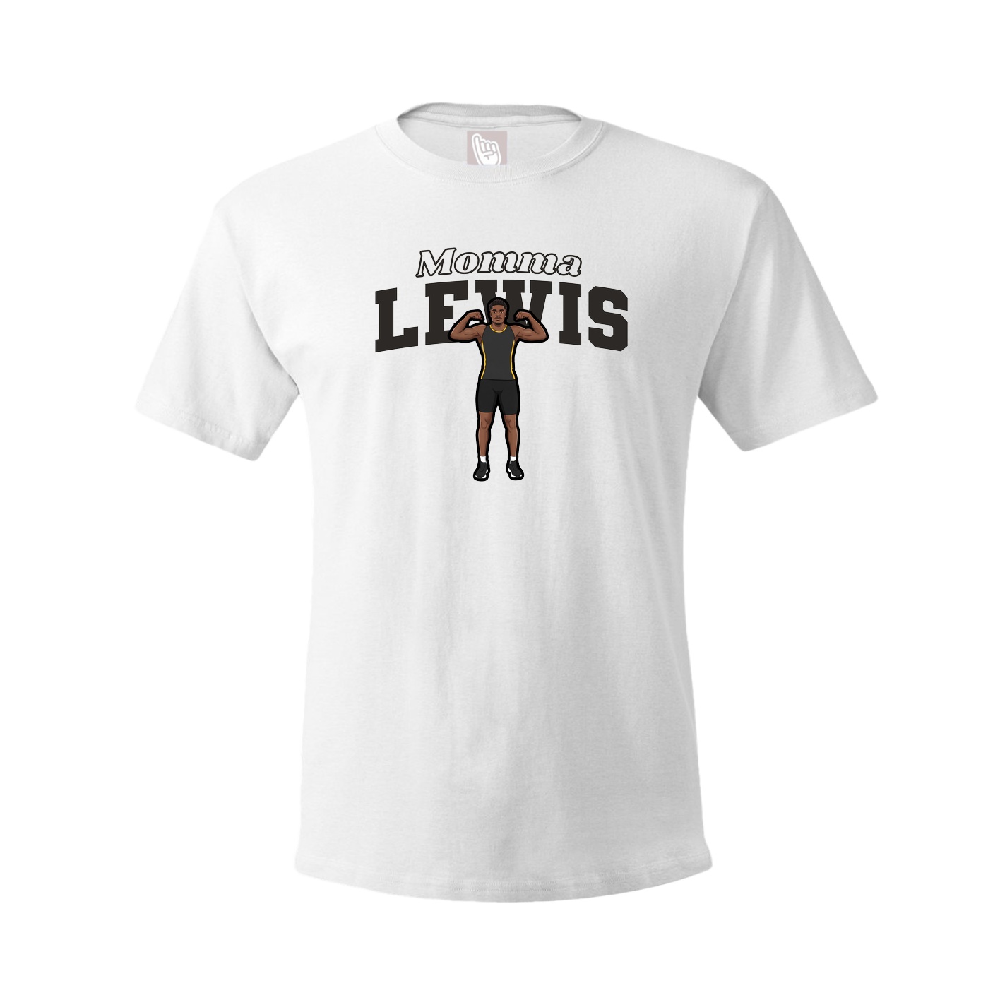 Youth Tee — Mothers Day Block in White
