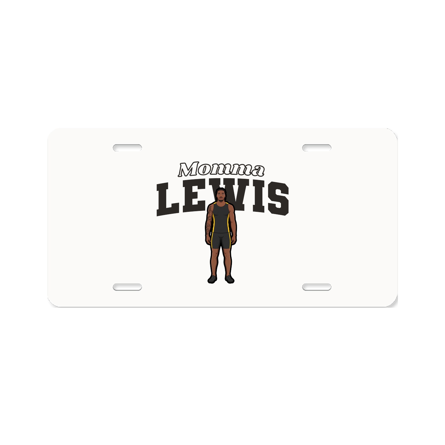 License Plate — Mothers Day Block in Classic