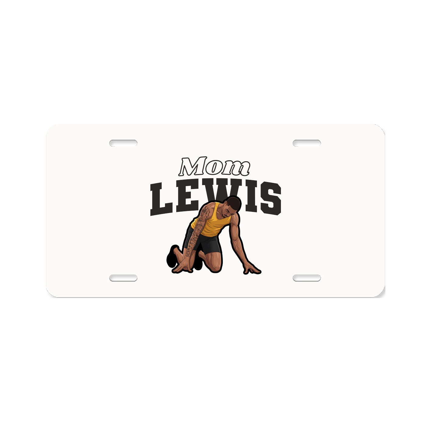 License Plate — Mothers Day Block in Classic