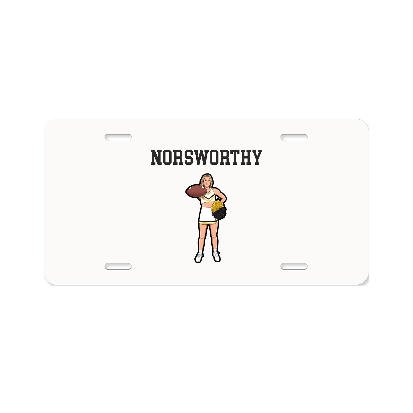 License Plate — Shirsey in Classic