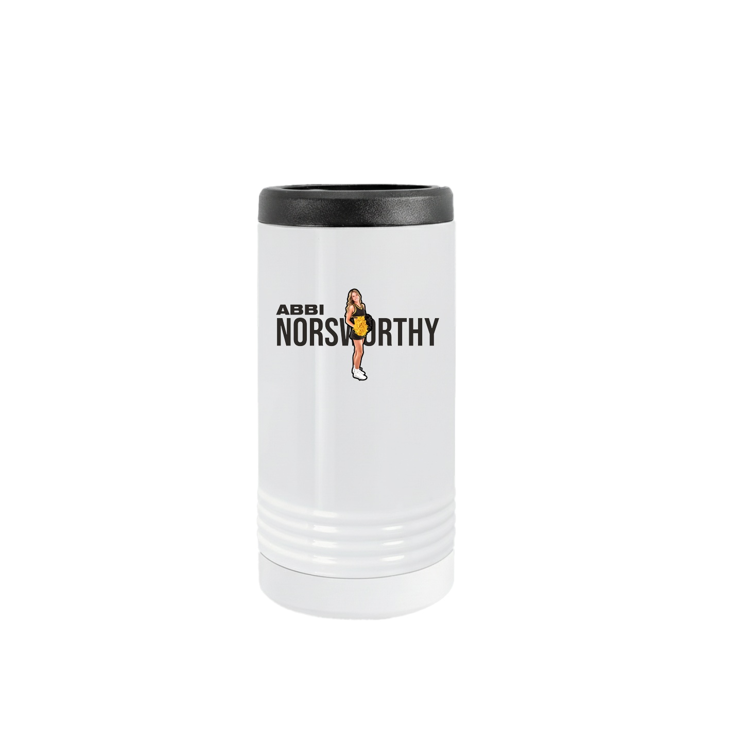 Slim Beverage Holder — Player Name in White