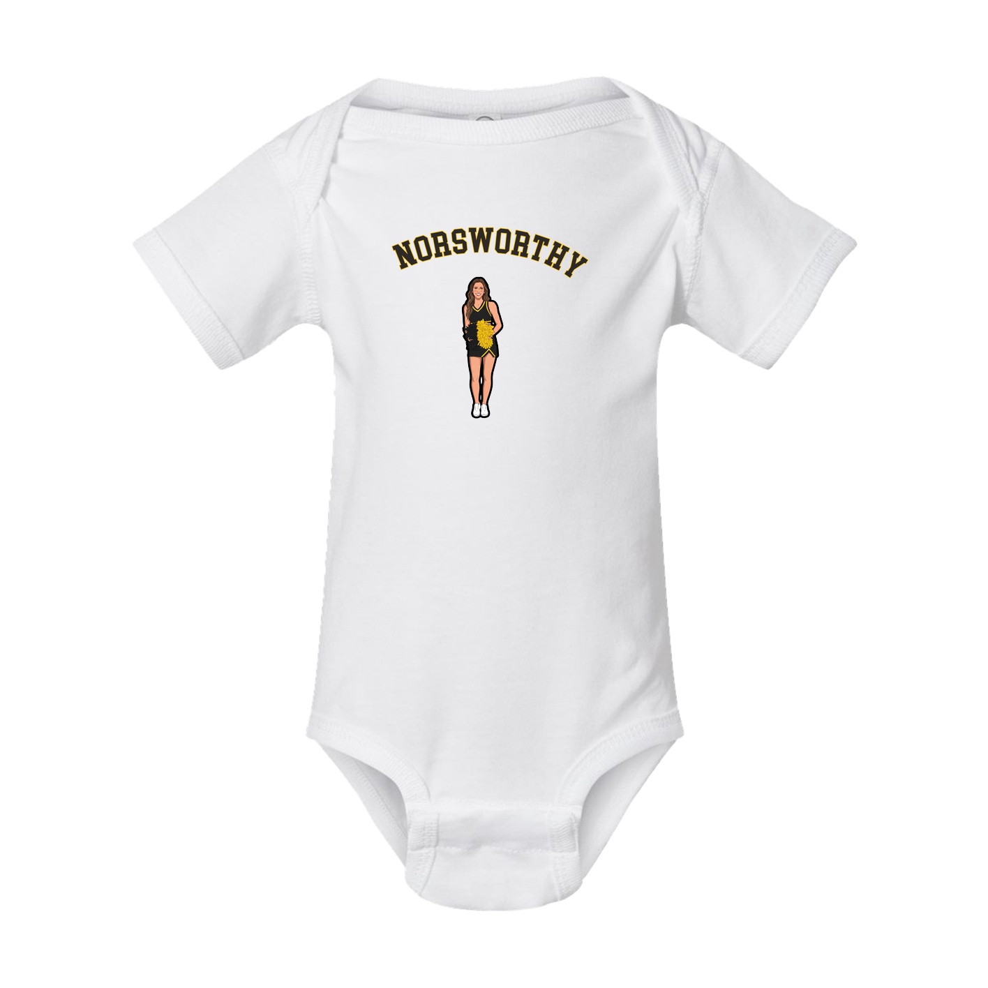 Baby Onesie — Shirsey Arch in White