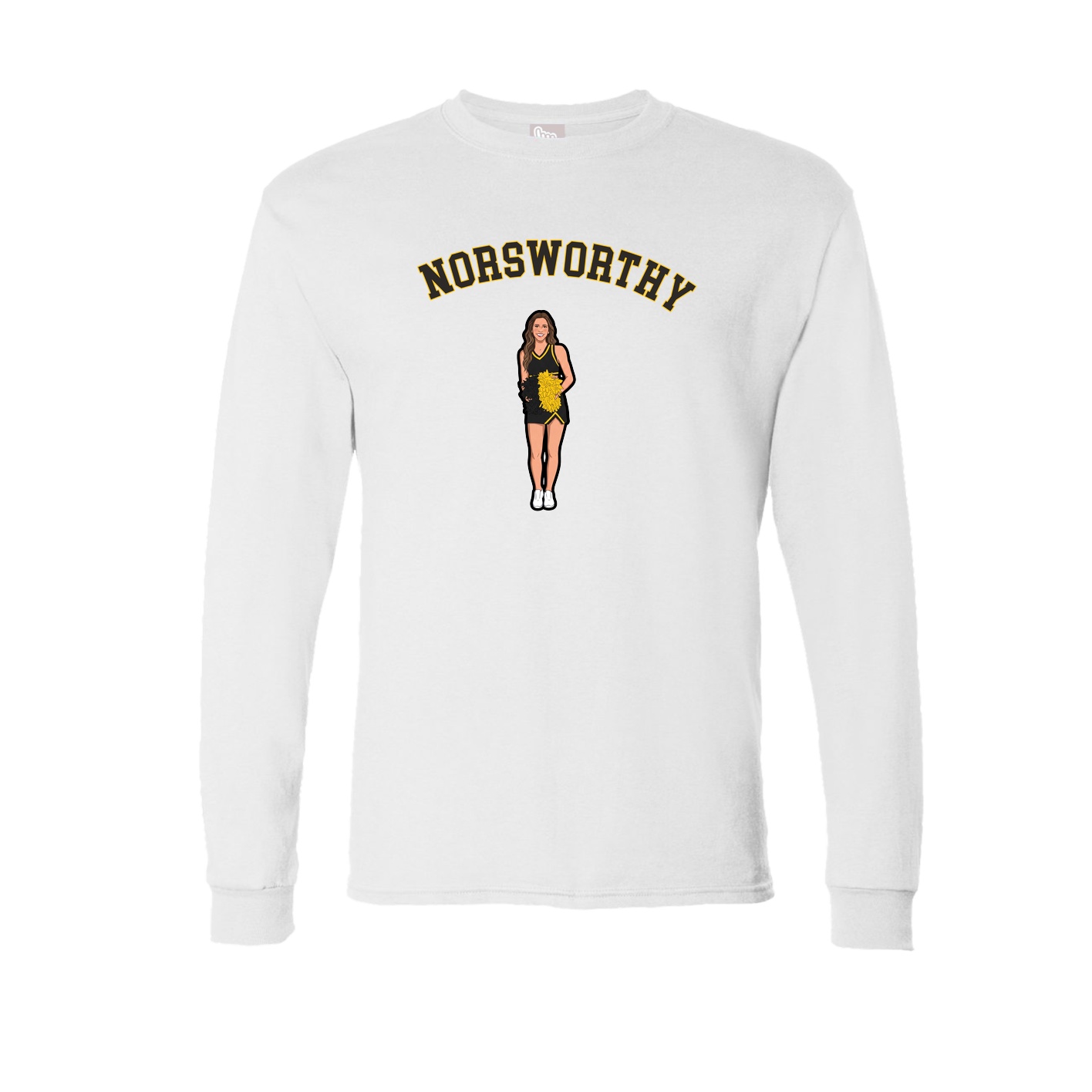 Long Sleeve Tee — Shirsey Arch in White