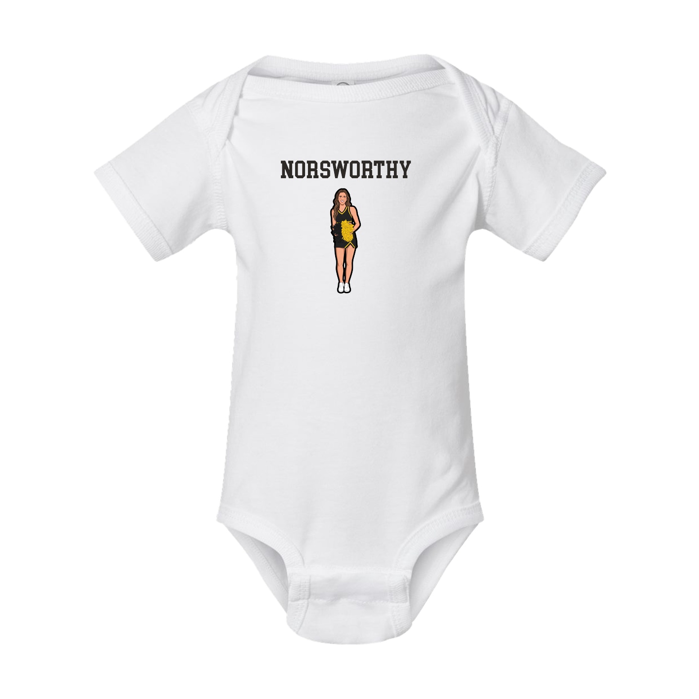 Baby Onesie — Shirsey in White