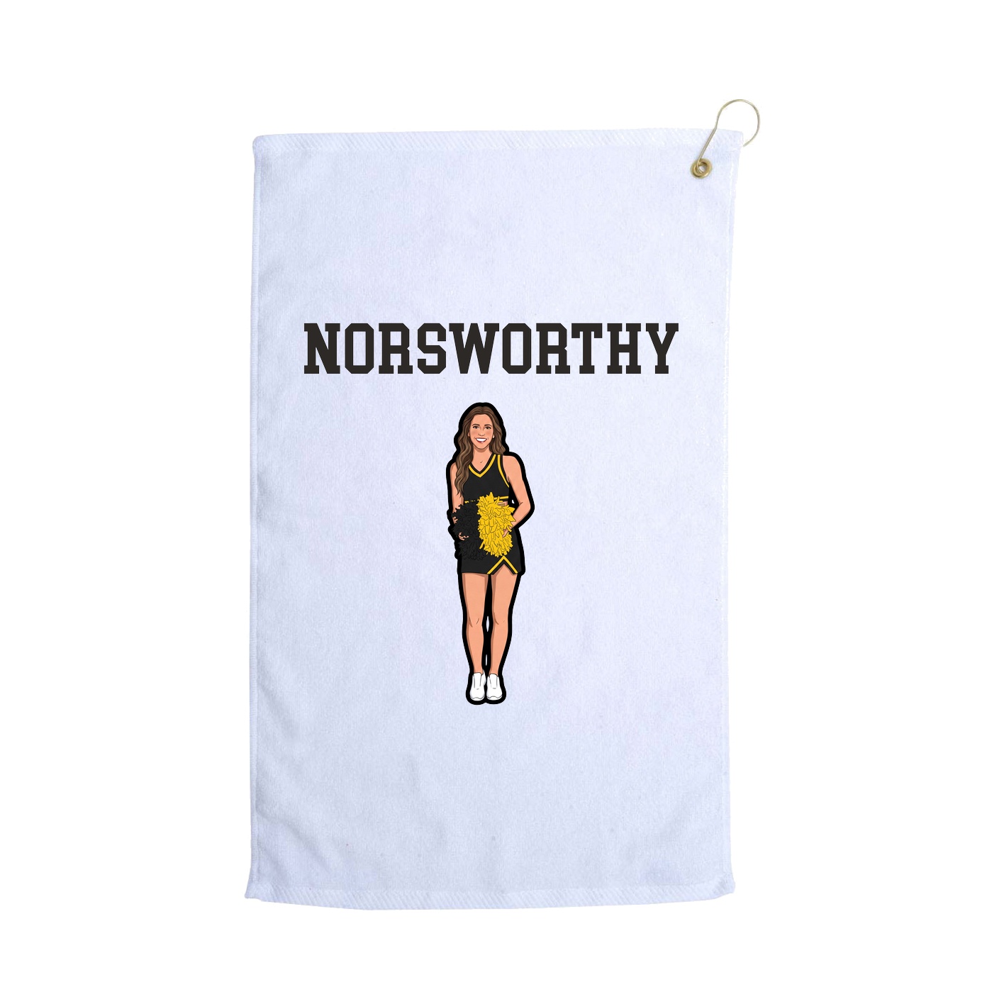 Golf Towel — Shirsey in White