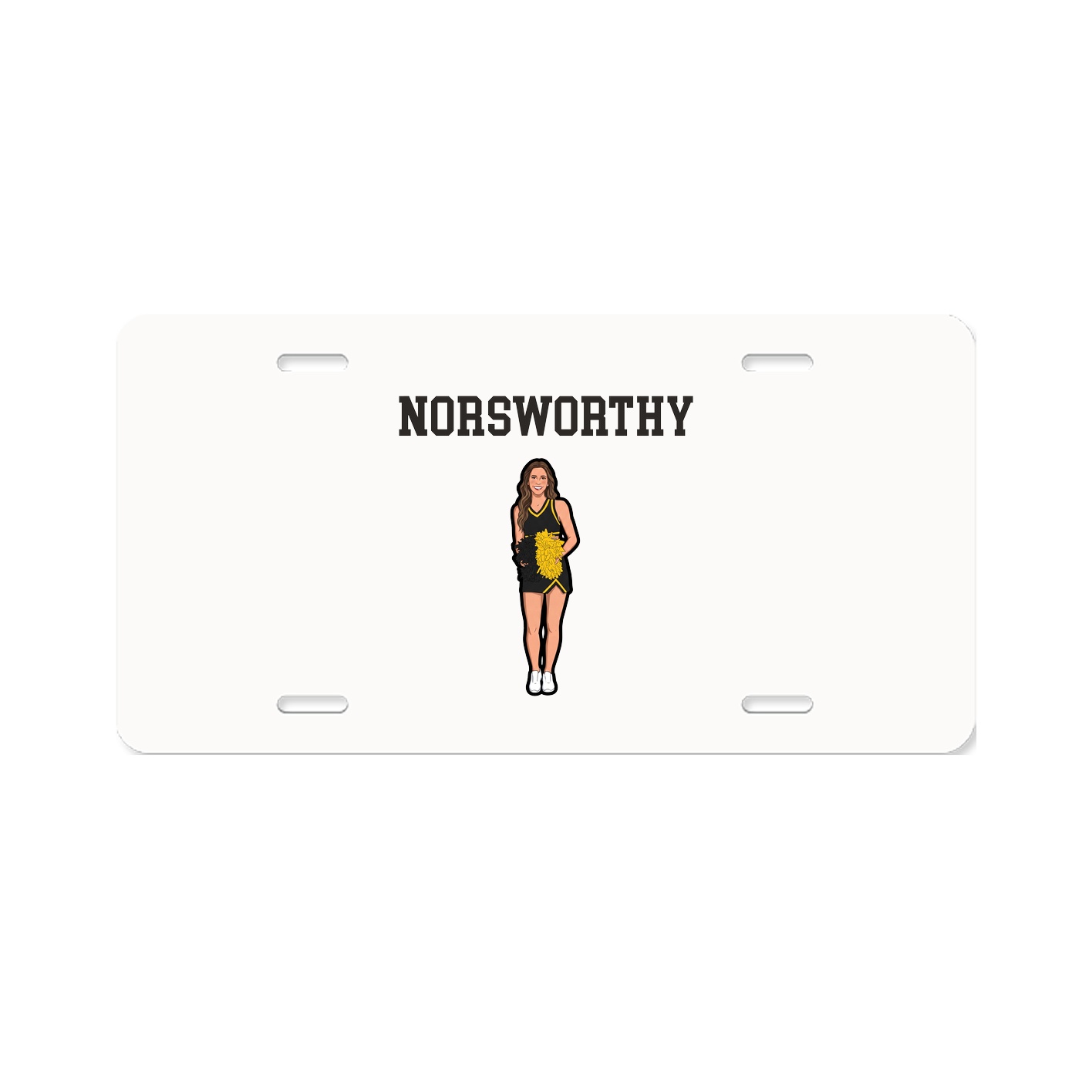 License Plate — Shirsey in Classic