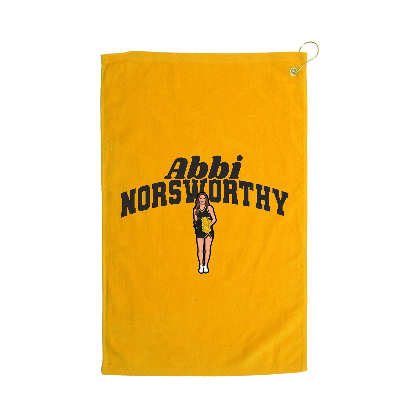 Golf Towel — Signature Arch in Gold