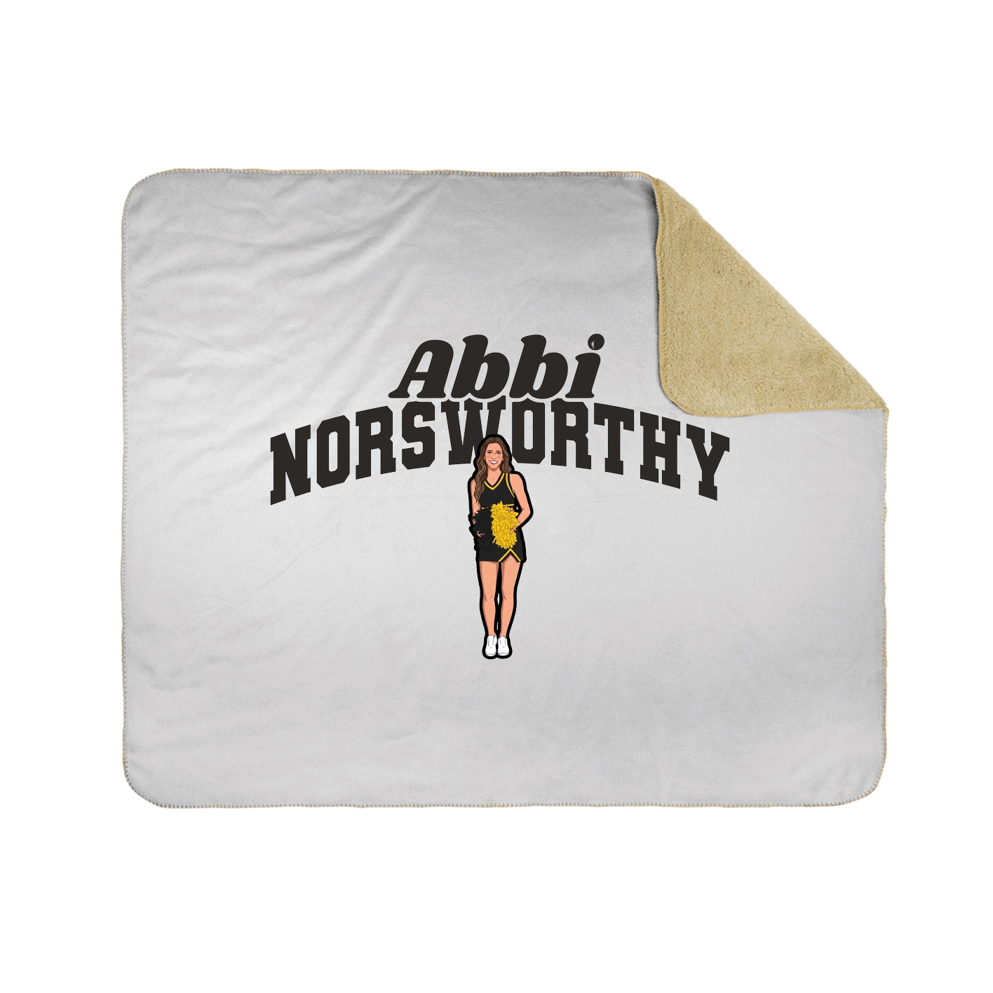 Throw Blanket — Signature Arch in White