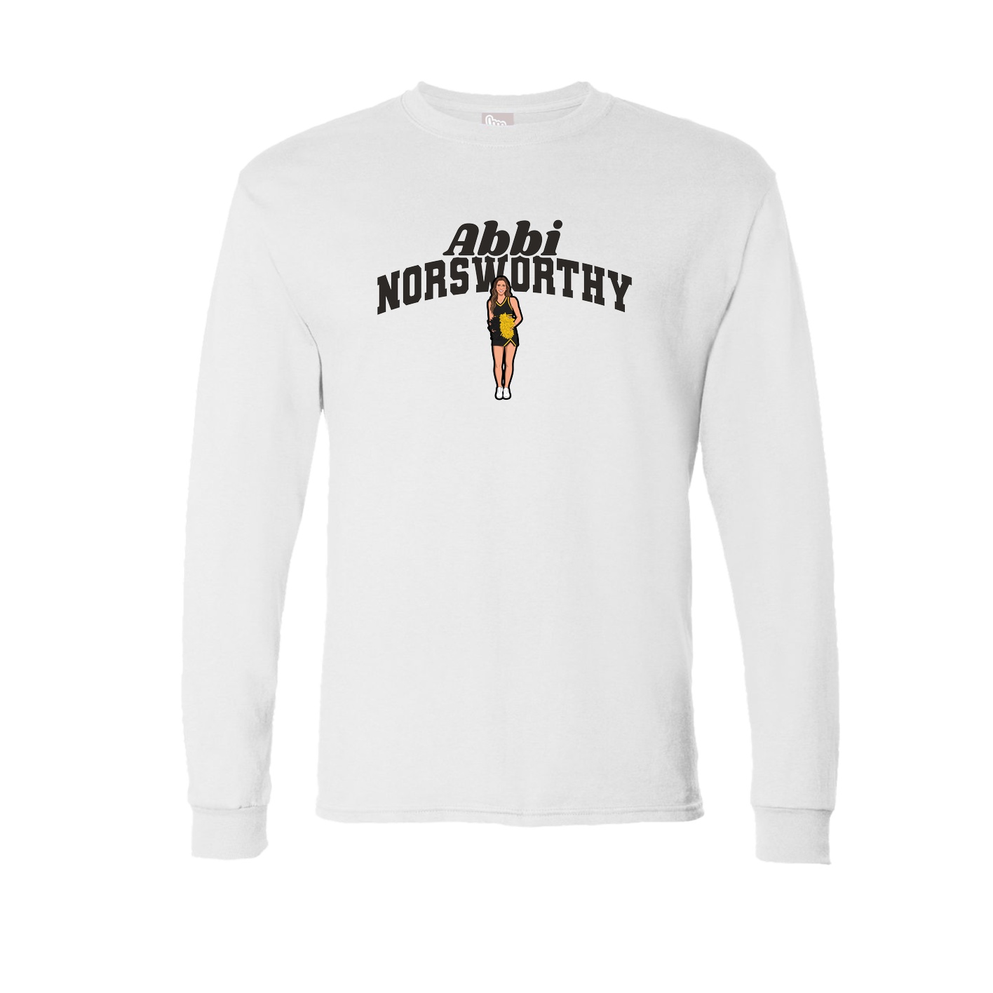 Long Sleeve Tee — Signature Arch in White