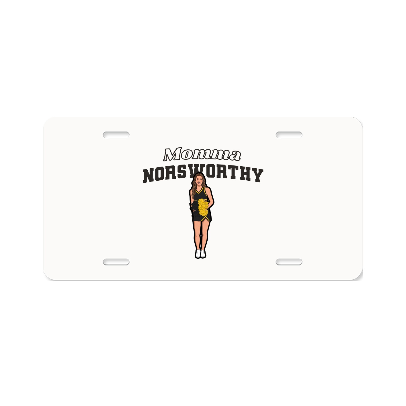 License Plate — Mothers Day Block in Classic