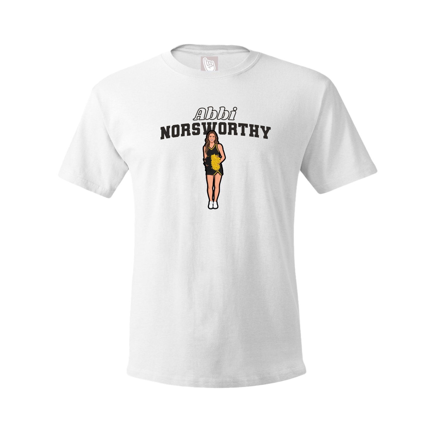 Tee — Name Arch in White