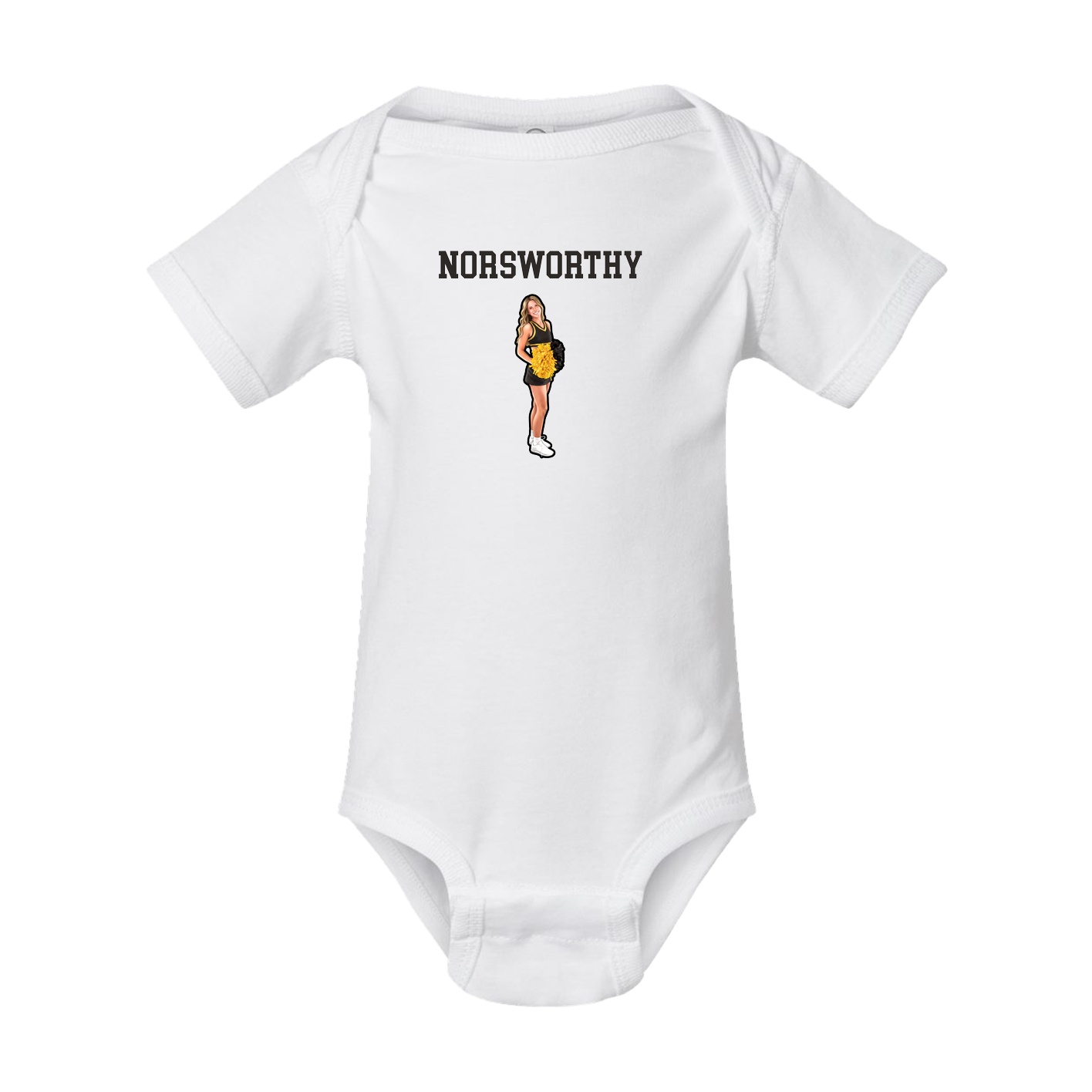 Baby Onesie — Shirsey in White