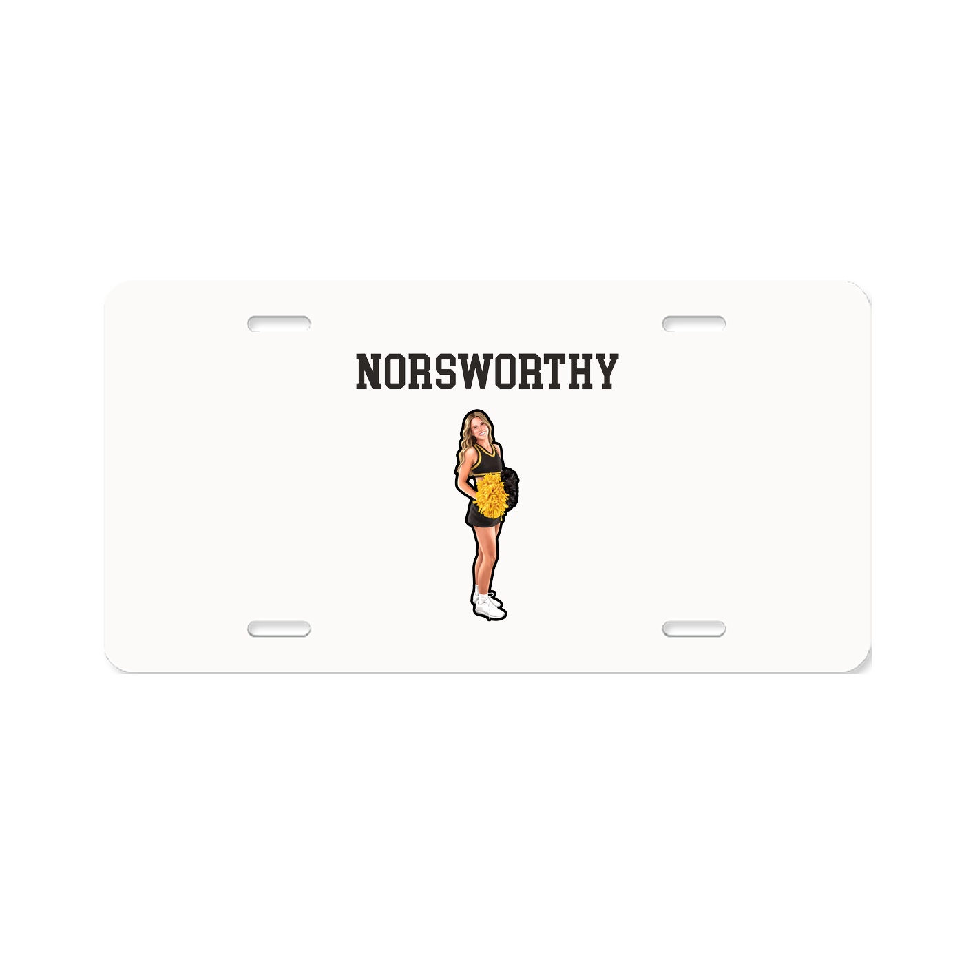License Plate — Shirsey in Classic