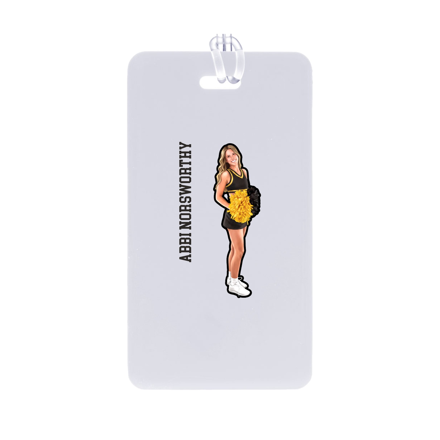 Bag Tag — Name Vertical in Classic