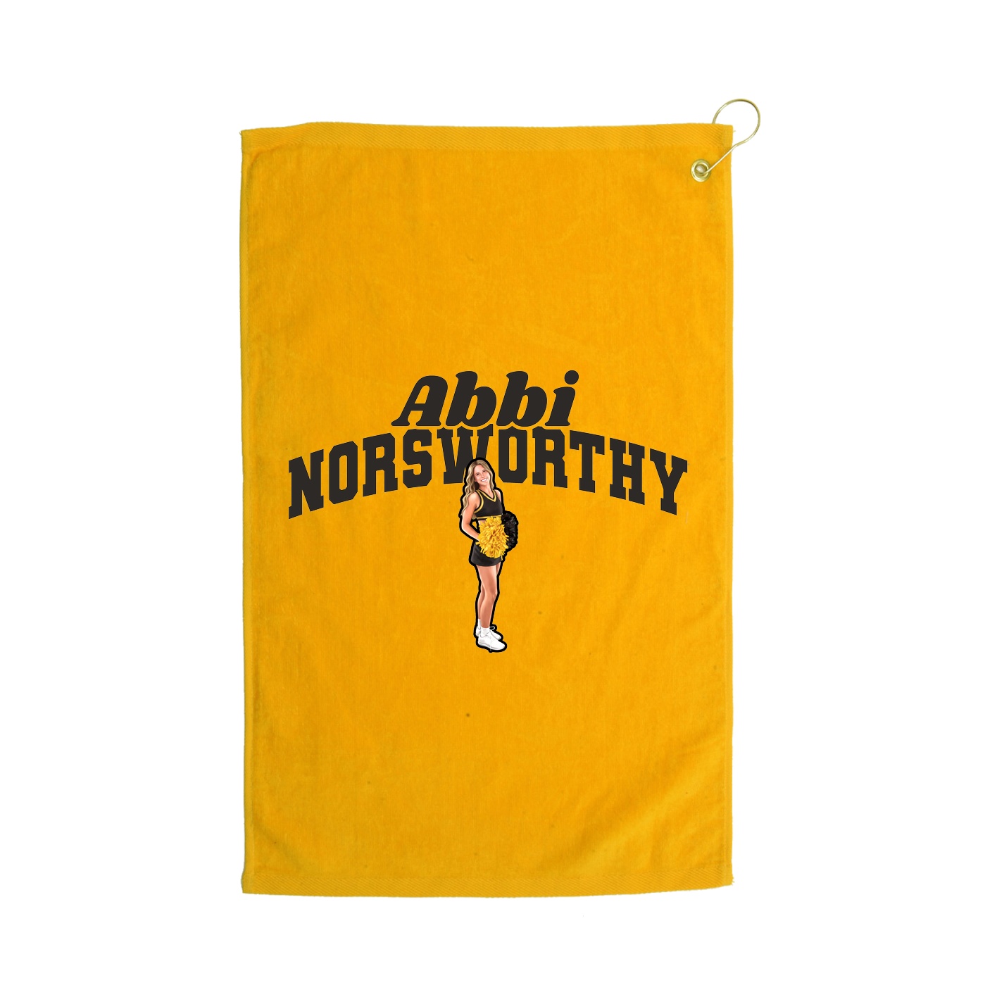 Golf Towel — Signature Arch in Gold