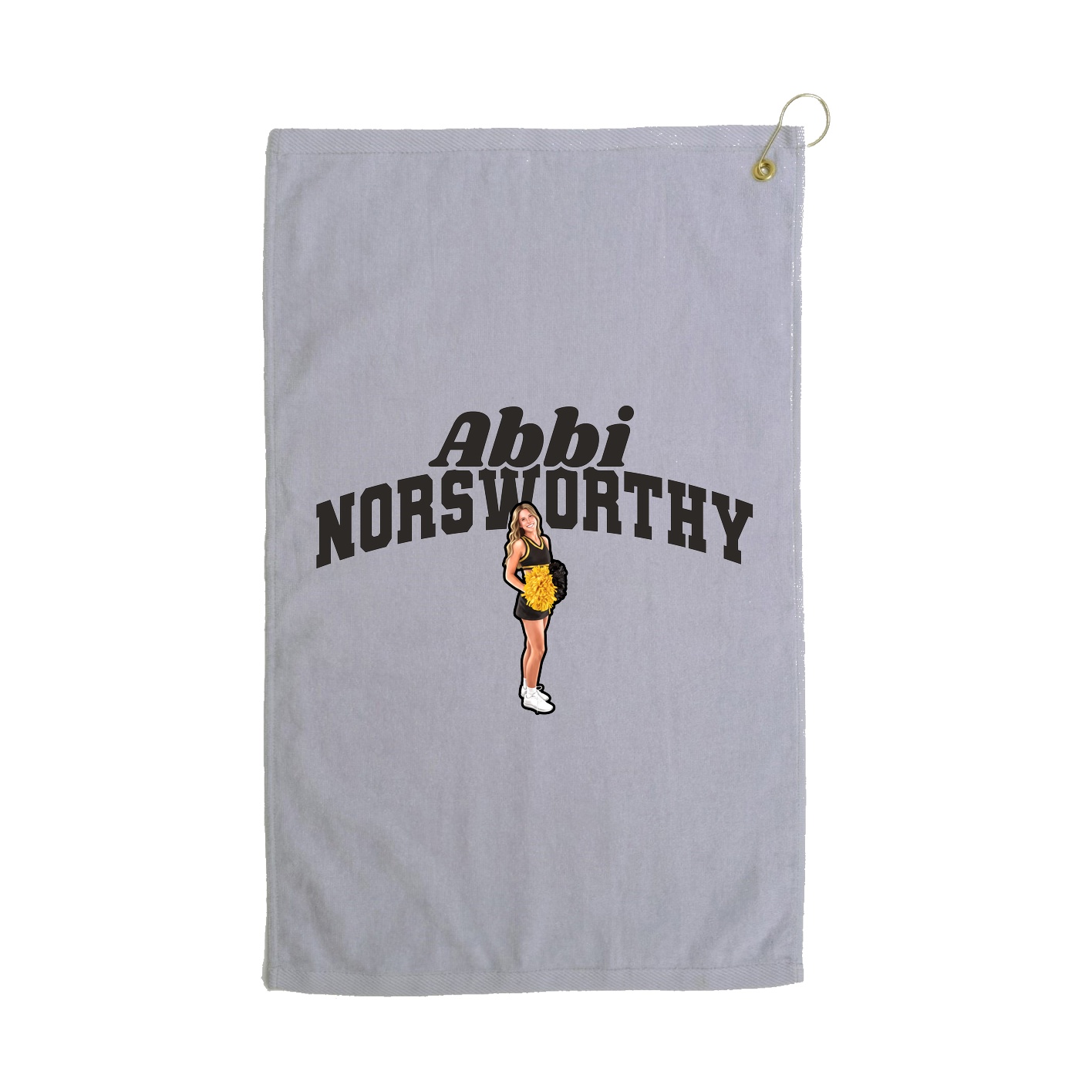 Golf Towel — Signature Arch in Grey