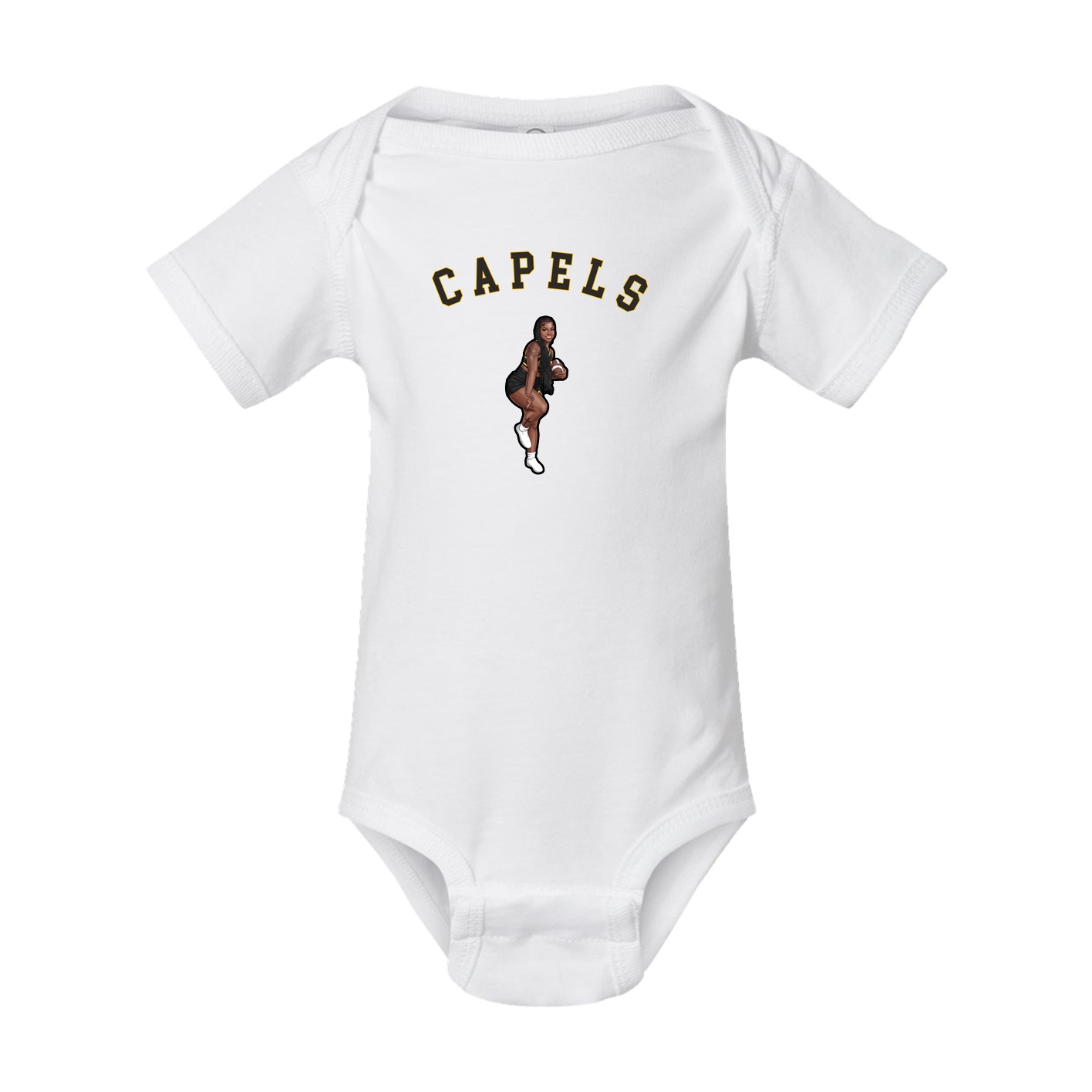 Baby Onesie — Shirsey Arch in White