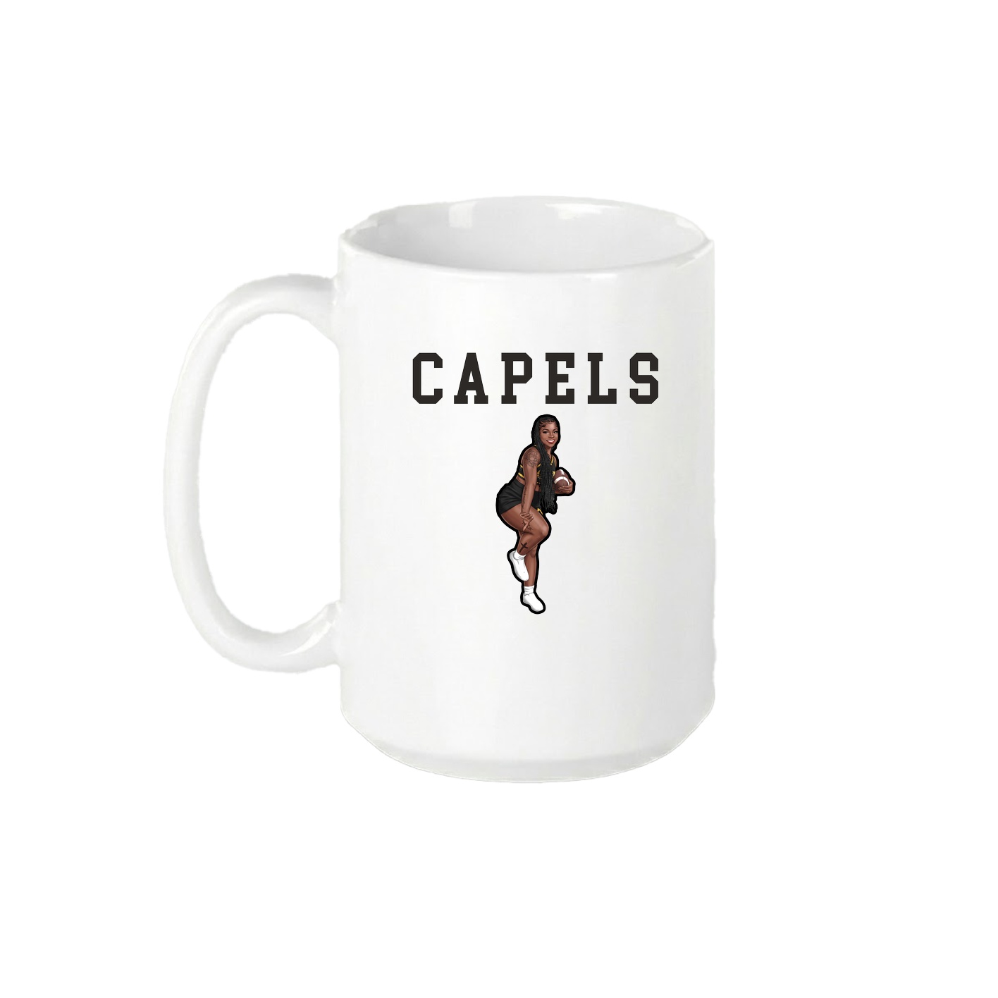 15oz Coffee Mug — Shirsey in White