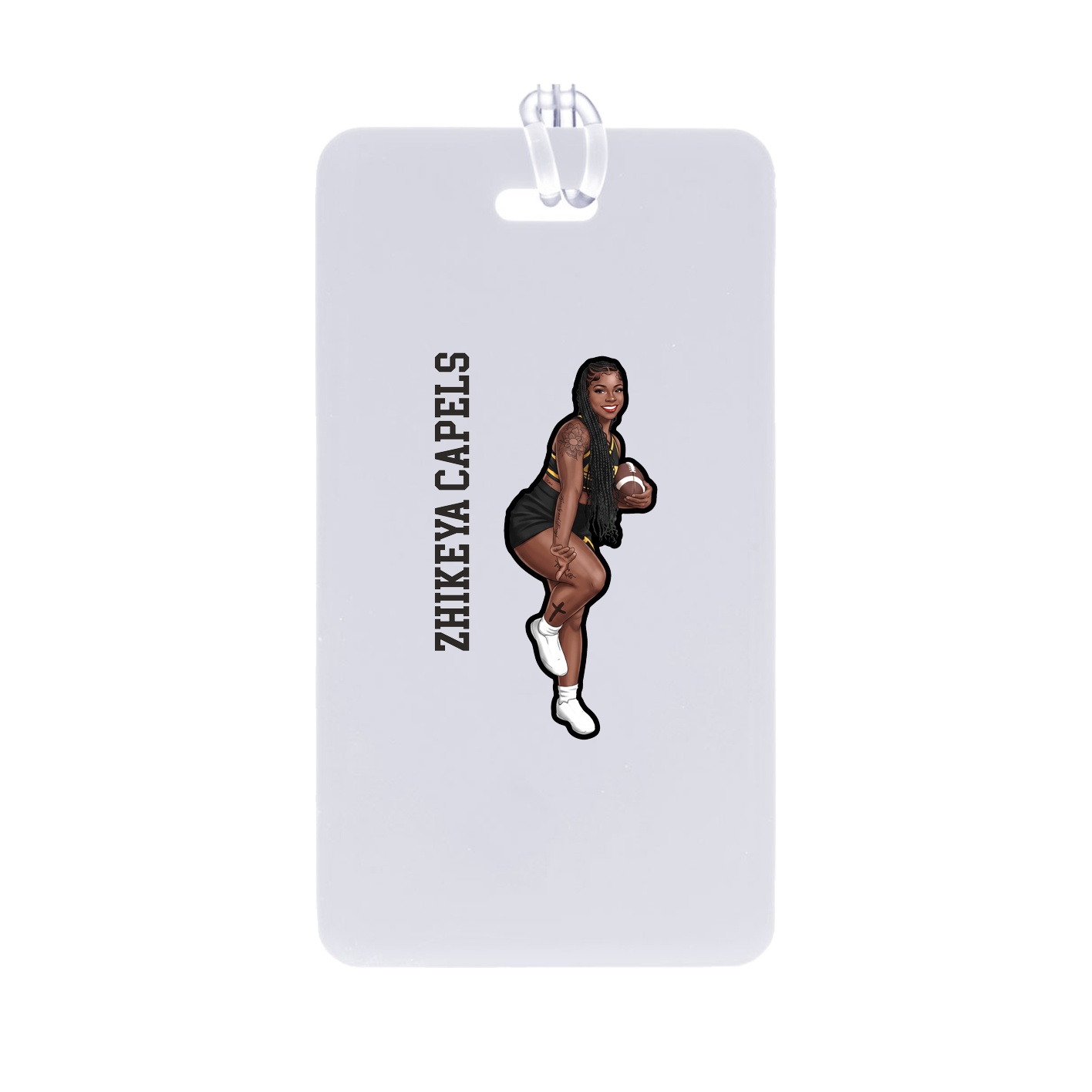 Bag Tag — Name Vertical in Classic