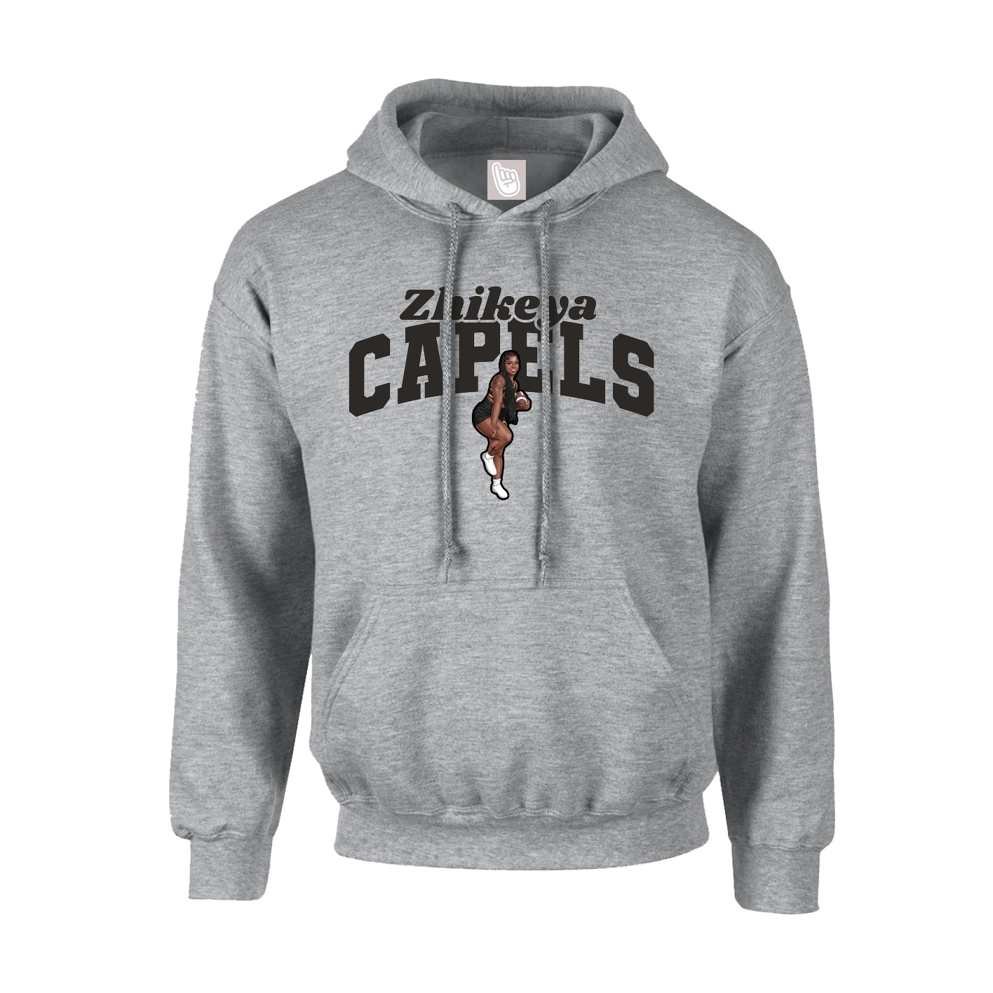 Hoodie — Signature Arch in Grey