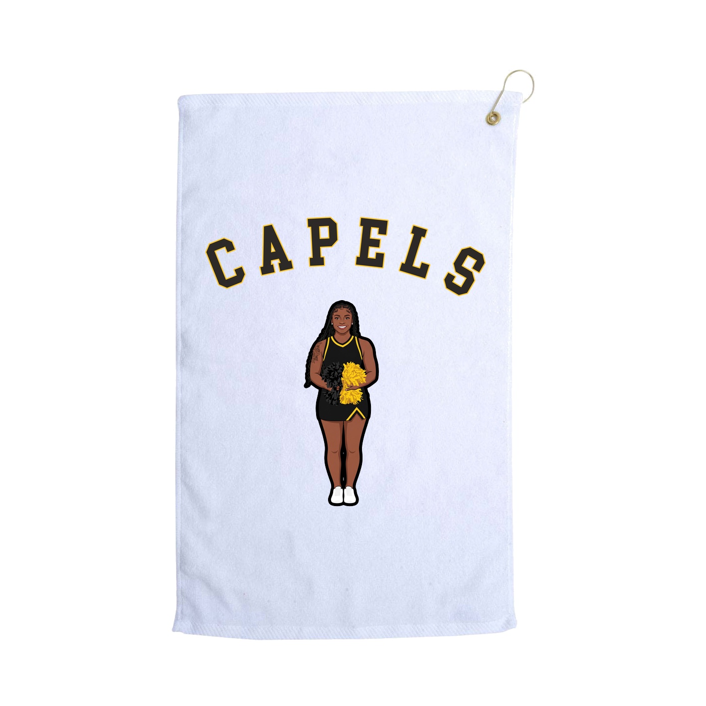 Golf Towel — Shirsey Arch in White