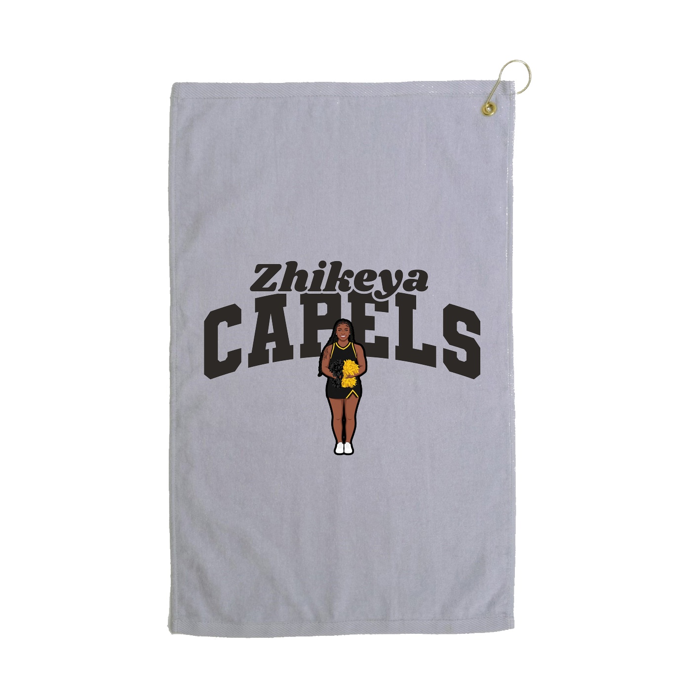 Golf Towel — Signature Arch in Grey
