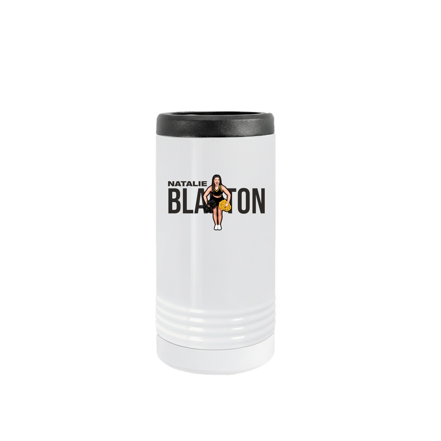 Slim Beverage Holder — Player Name in White