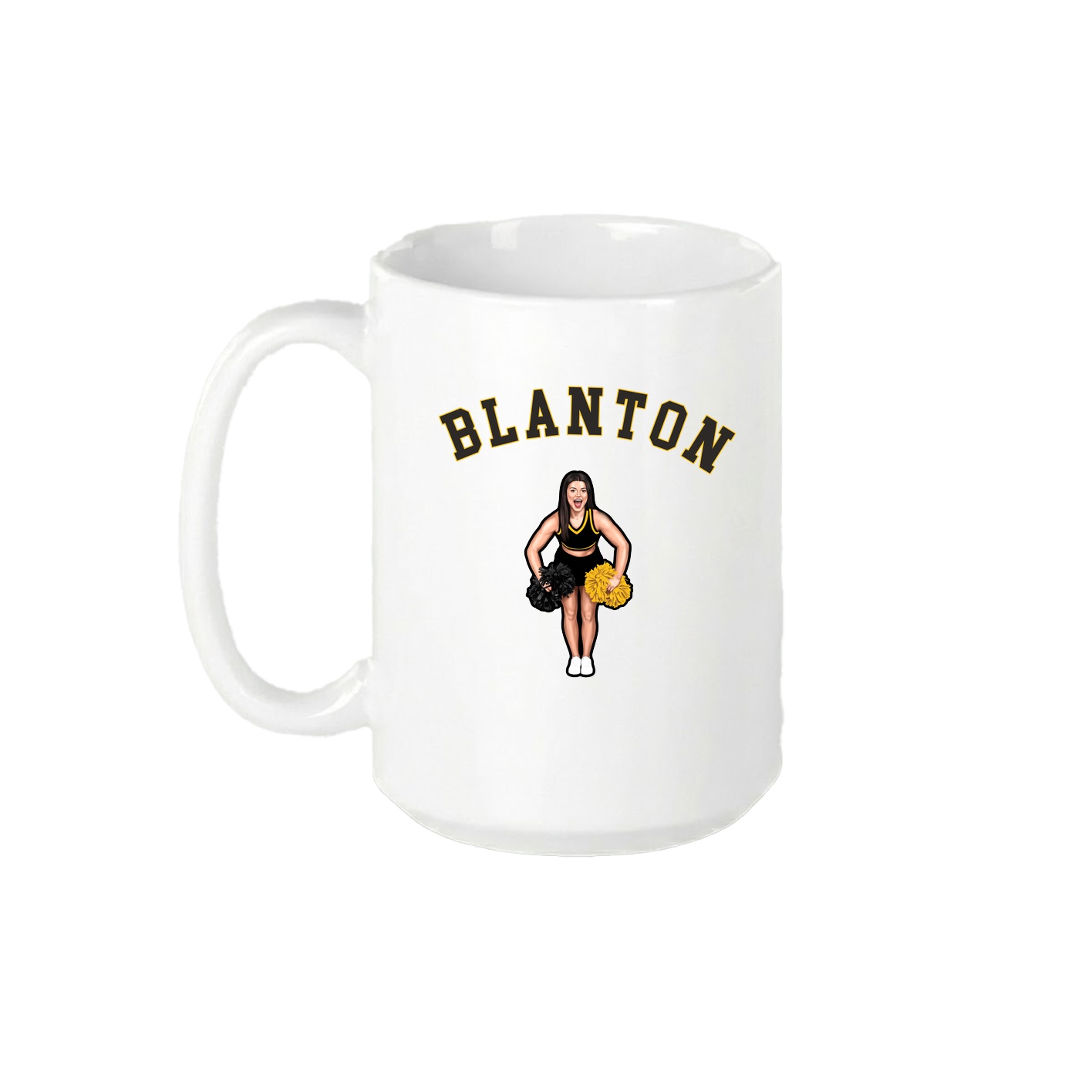 15oz Coffee Mug — Shirsey Arch in White