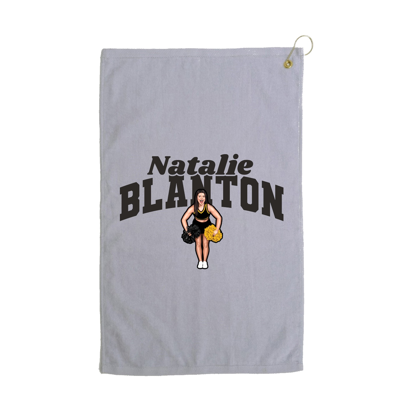 Golf Towel — Signature Arch in Grey