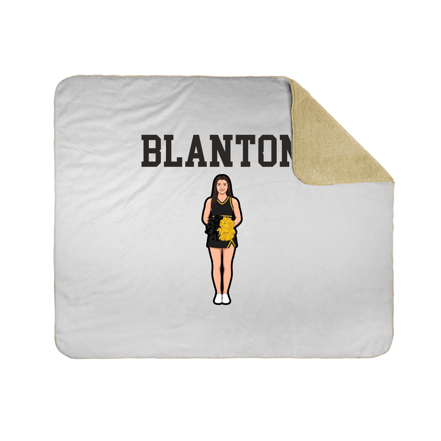 Throw Blanket — Shirsey in White
