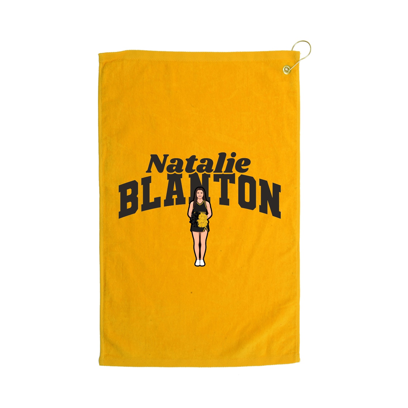 Golf Towel — Signature Arch in Gold