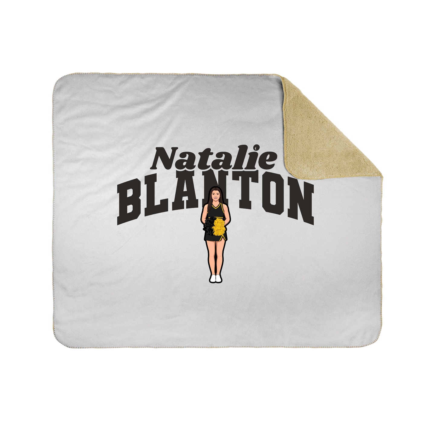 Throw Blanket — Signature Arch in White