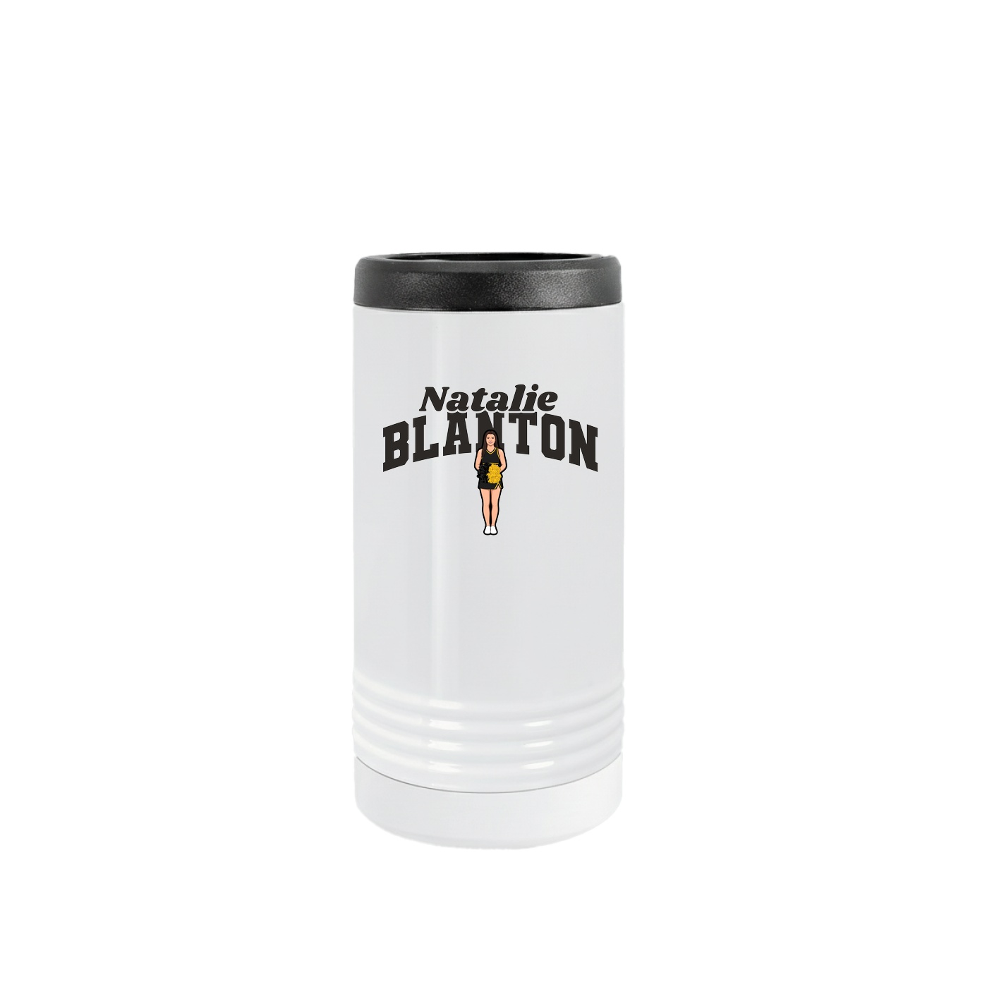 Slim Beverage Holder — Signature Arch in White