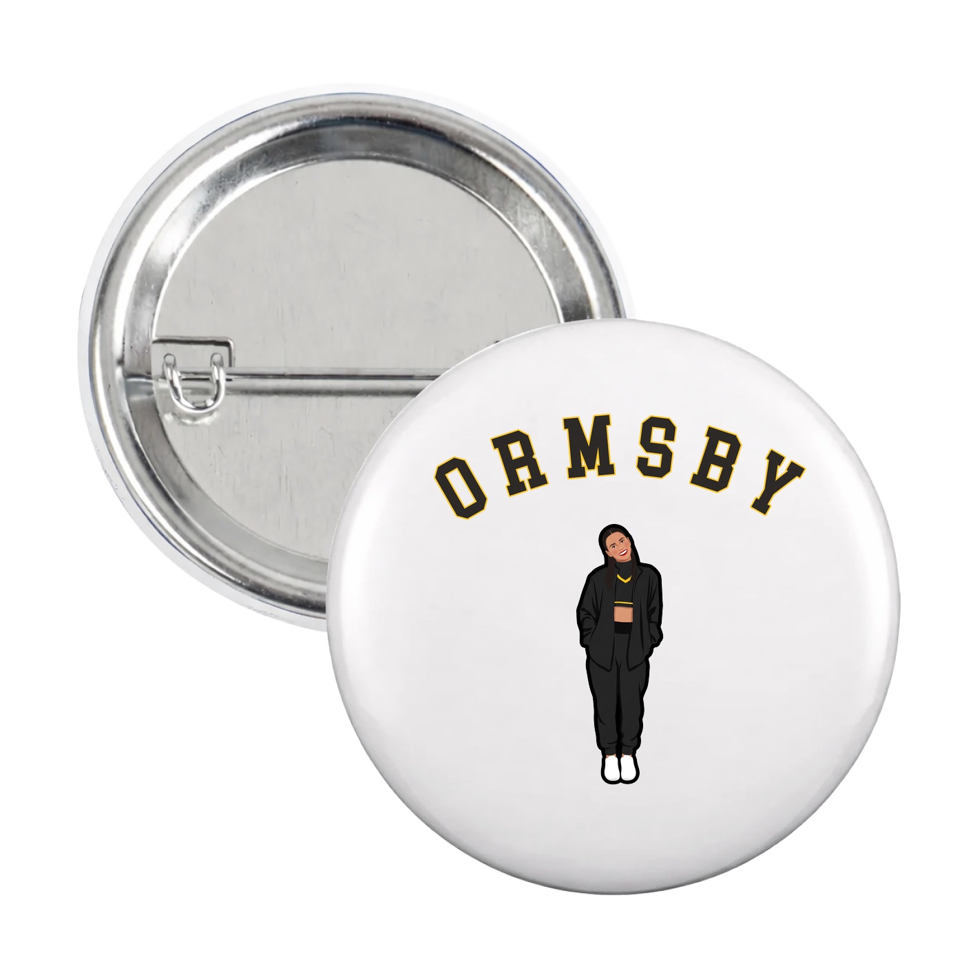 Game Day Button — Shirsey Arch in White