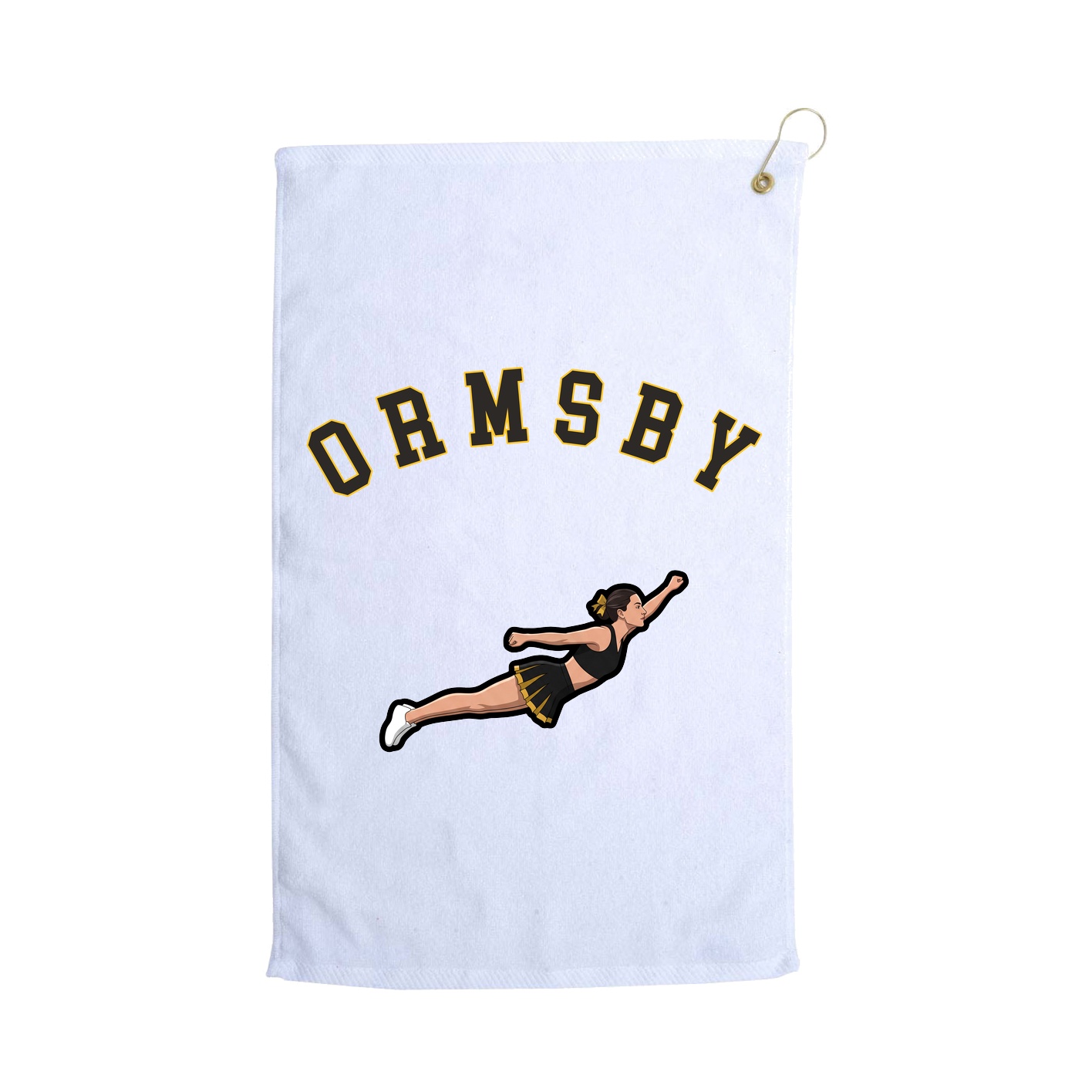 Golf Towel — Shirsey Arch in White