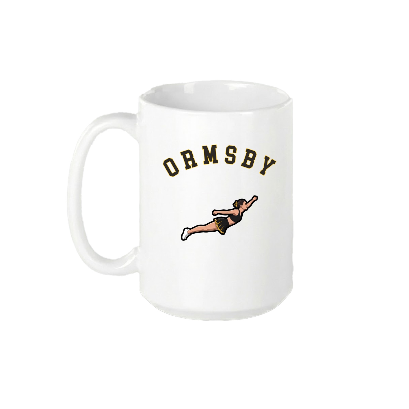 15oz Coffee Mug — Shirsey Arch in White
