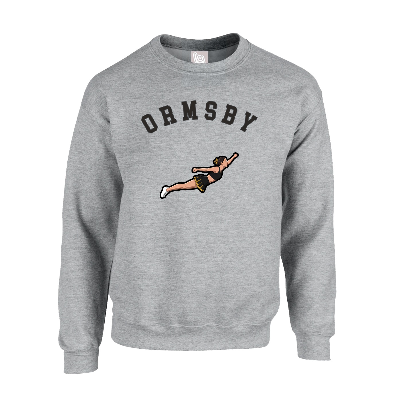 Fleece Crew — Shirsey Arch in Grey