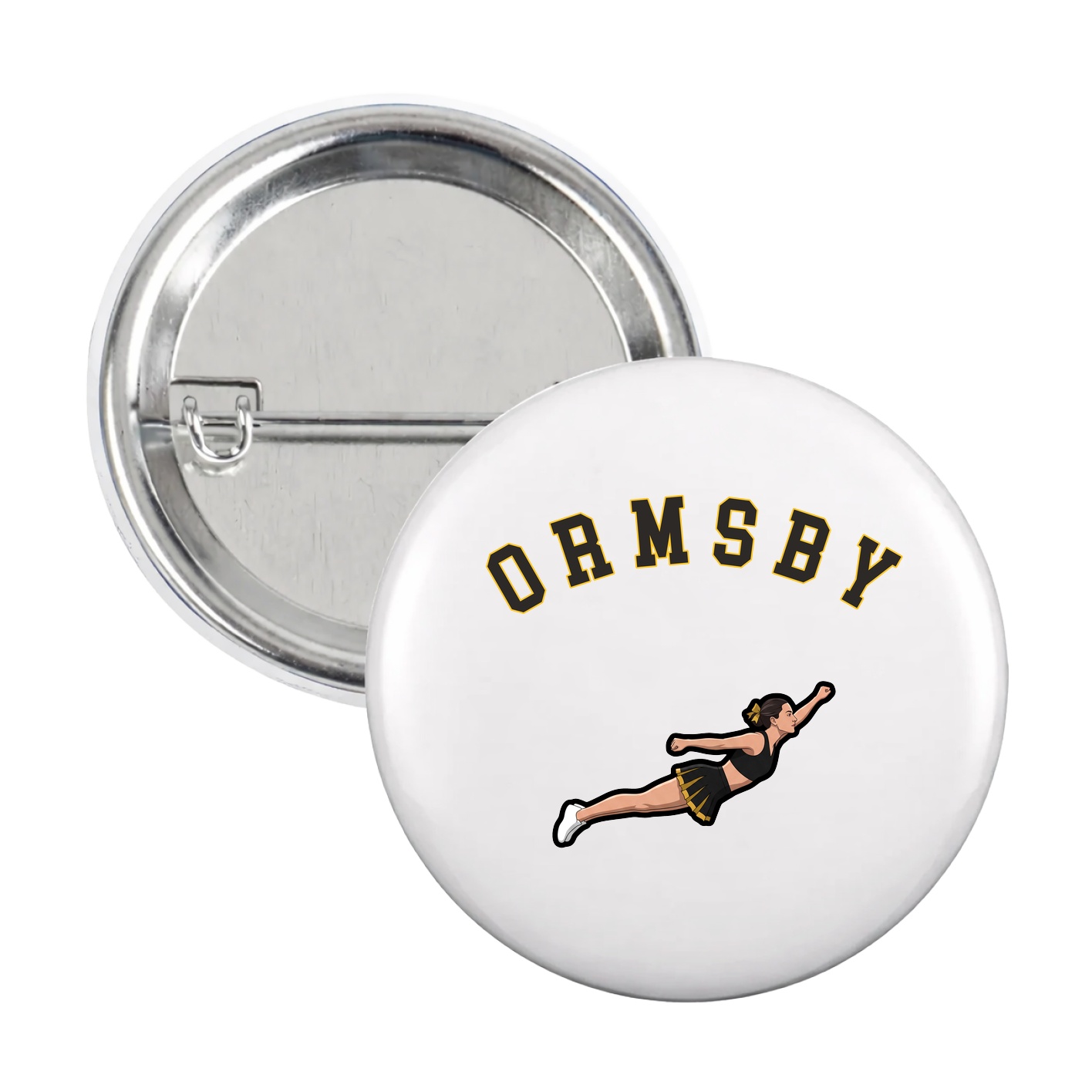 Game Day Button — Shirsey Arch in White