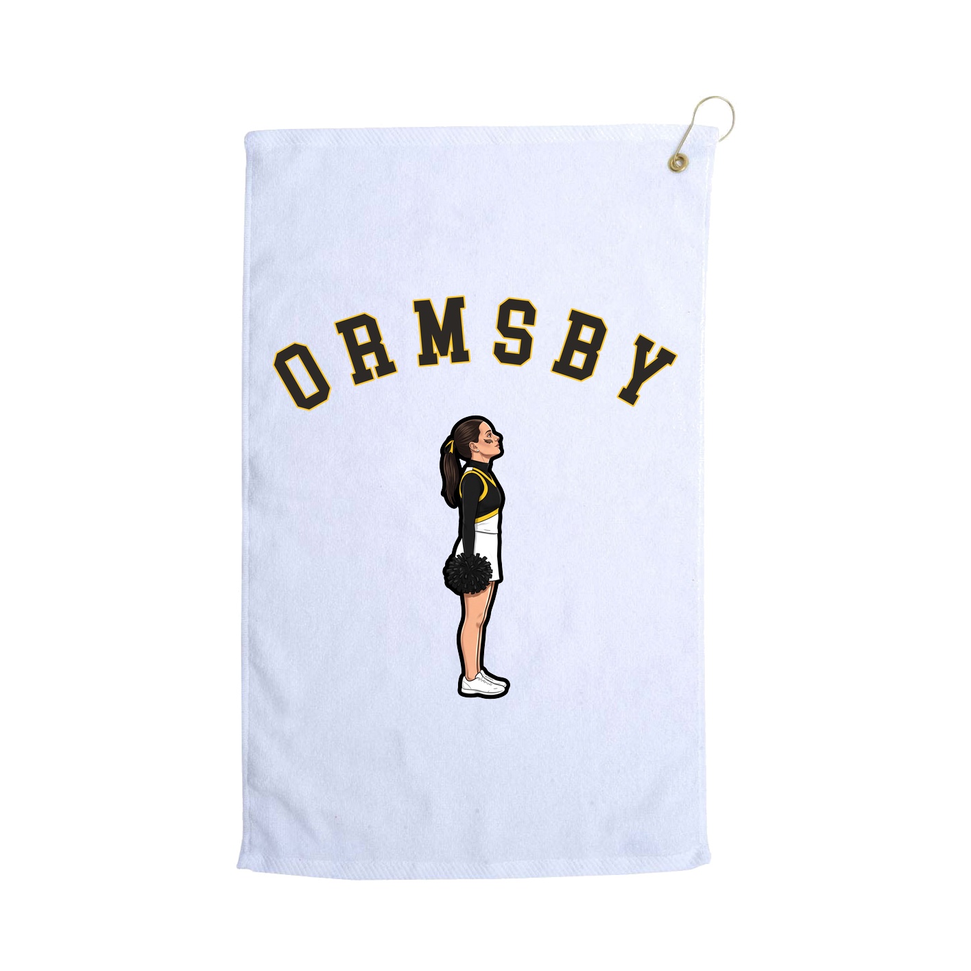 Golf Towel — Shirsey Arch in White