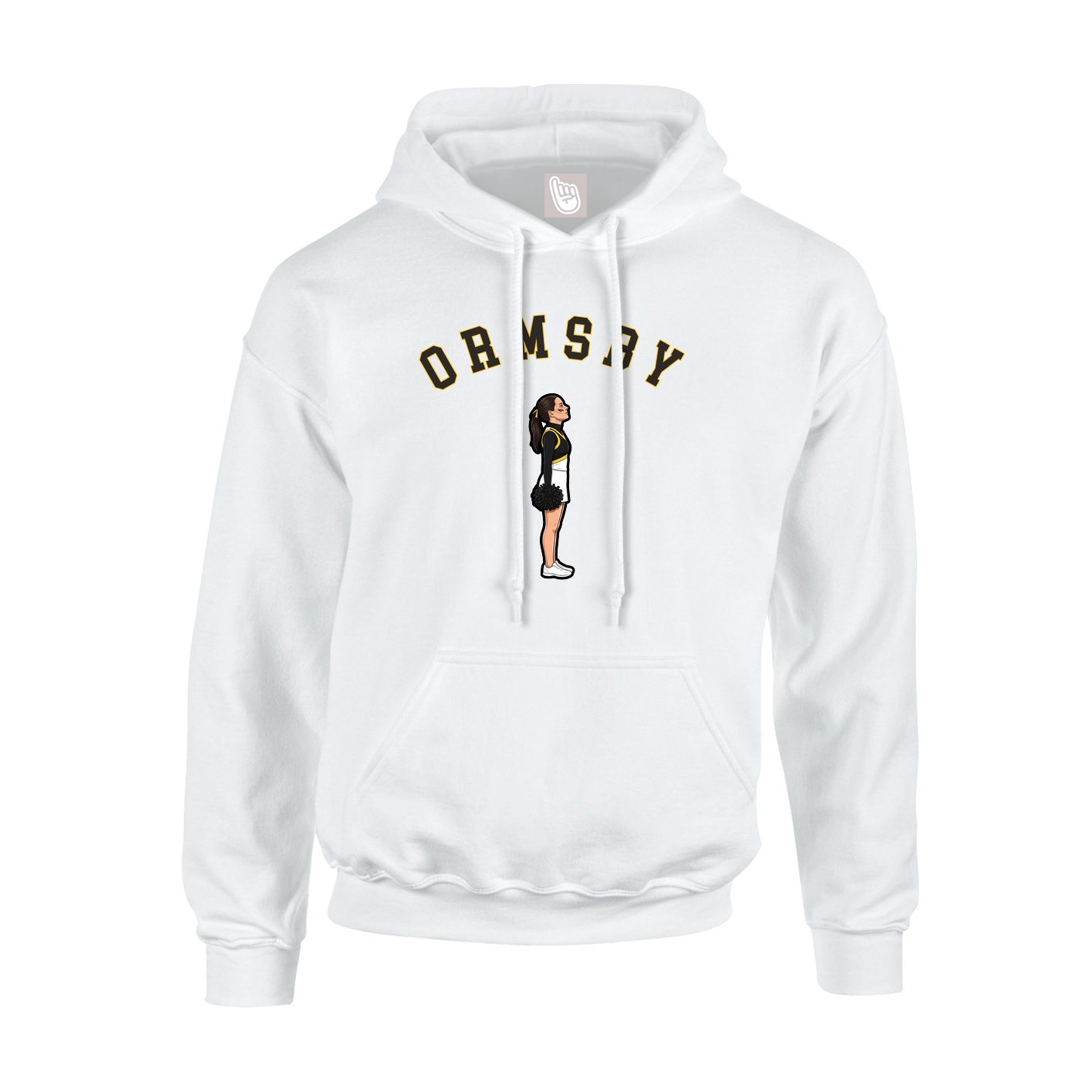 Hoodie — Shirsey Arch in White