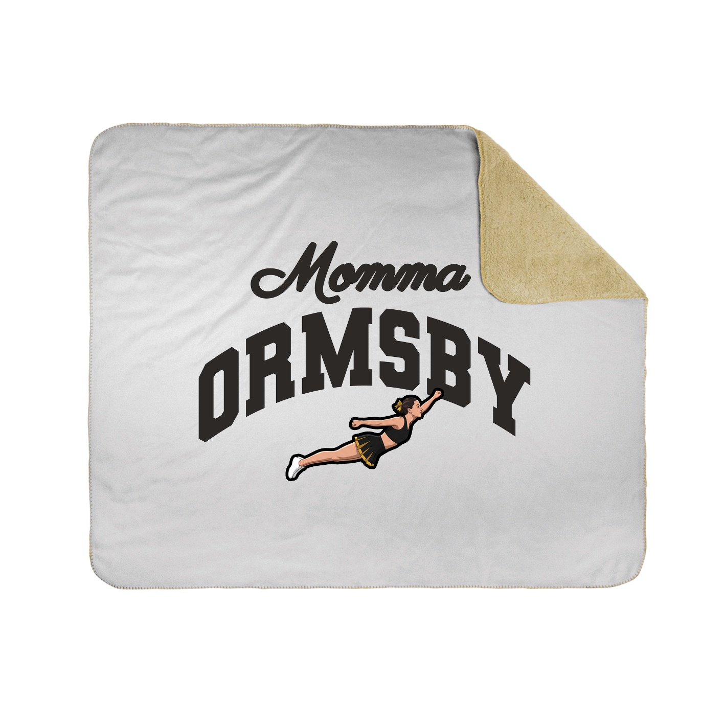 Throw Blanket — Mothers Day Arch in White